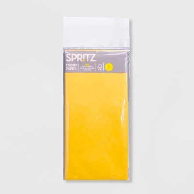 8ct Pegged Tissue Paper Yellow - Spritz™: Solid Gift Packaging for All Occasions, Easter, 16.5" x 24" | Target