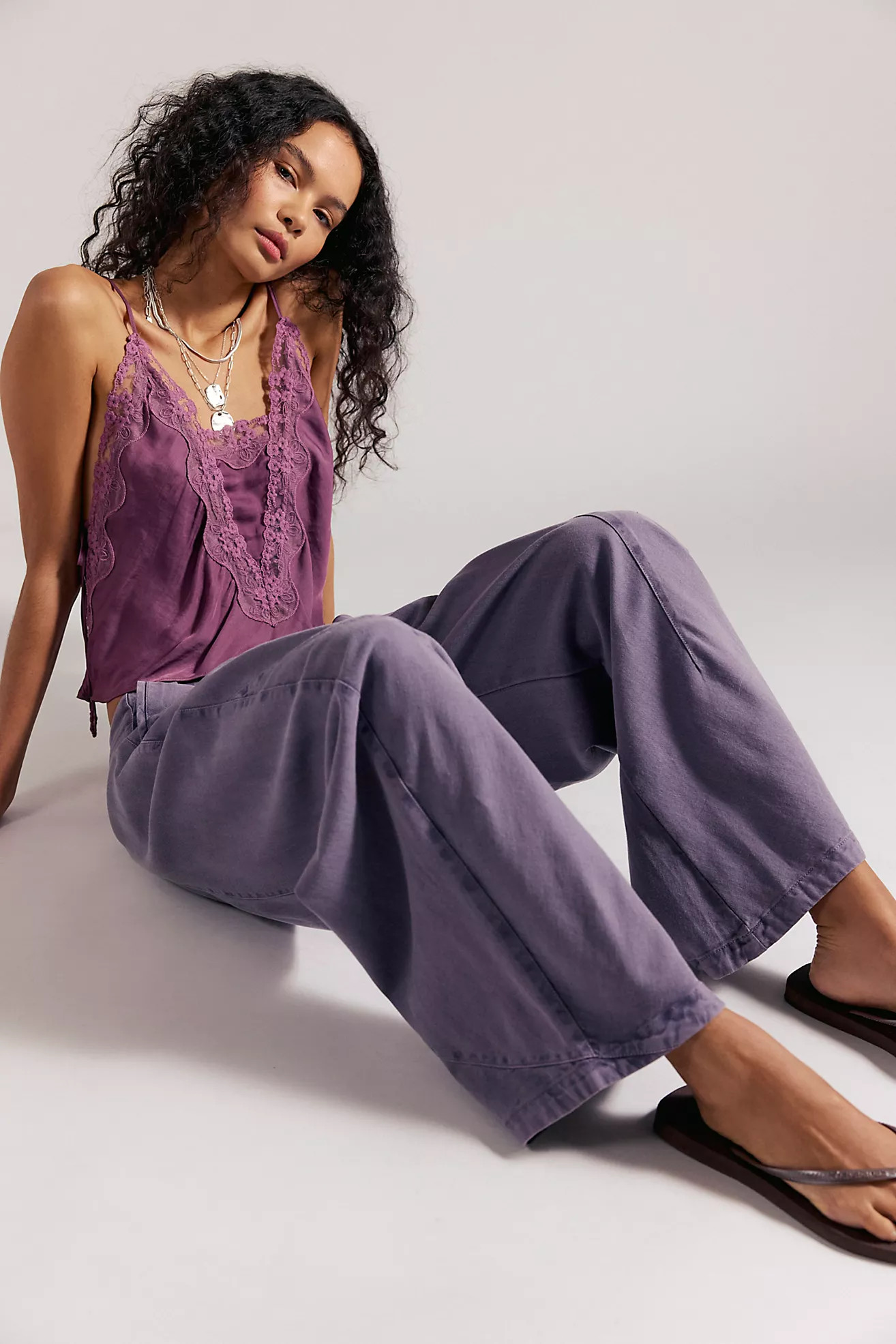 Spotlight Washed Barrel Chino Trousers | Free People (Global - UK&FR Excluded)