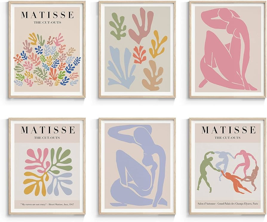 InSimSea Matisse Wall Art Exhibition Poster & Prints, Henri Matisse Posters for Room Aesthetic, A... | Amazon (CA)