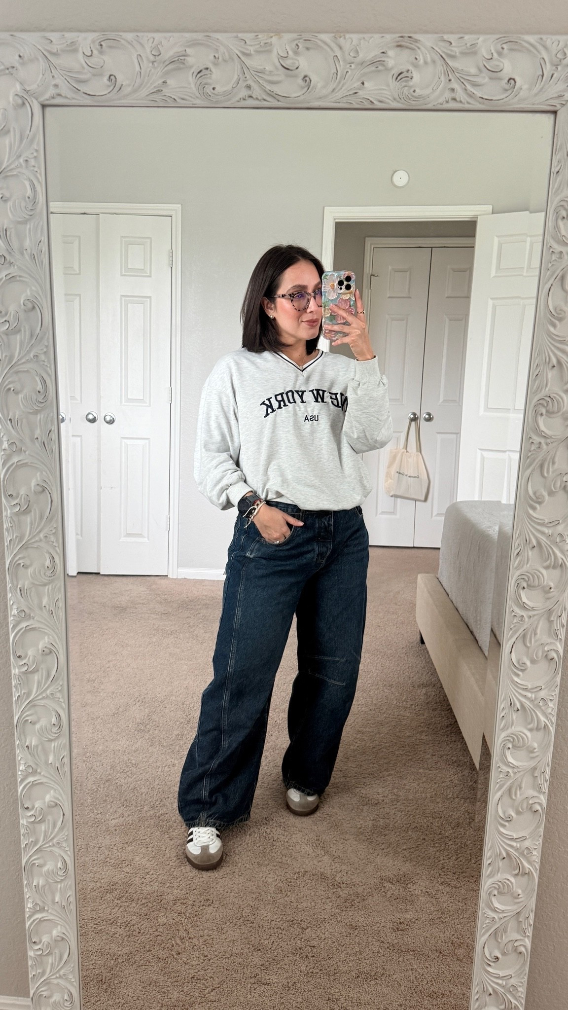 Free people barrel jeans- I’m 5’1” for reference wearing size 28.

Easy mom outfits-short girl friendly jeans

#LTKootd #LTKPetite #LTKdayinmylife