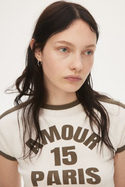 Motif-detail T-shirt | H&M (US + CA)