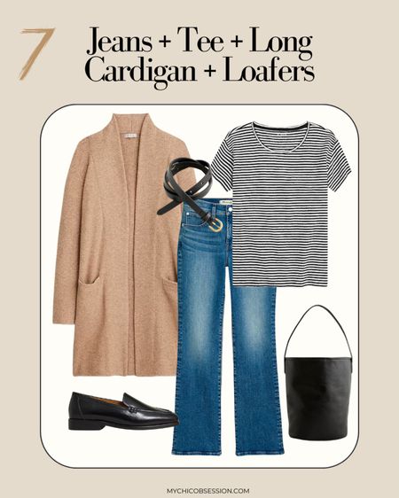 Looking for a no fail outfit idea using clothing pieces you already have? Transform your wardrobe basics into these foolproof outfit combinations! 💁‍♀️

You can’t go wrong with a basic tee, jeans, a long cardigan, and loafers 

#LTKSeasonal #LTKstyletip #LTKfindsunder100