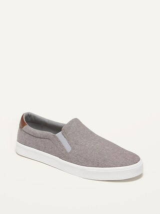 Mixed-Fabric Slip-Ons for Men | Old Navy (US)