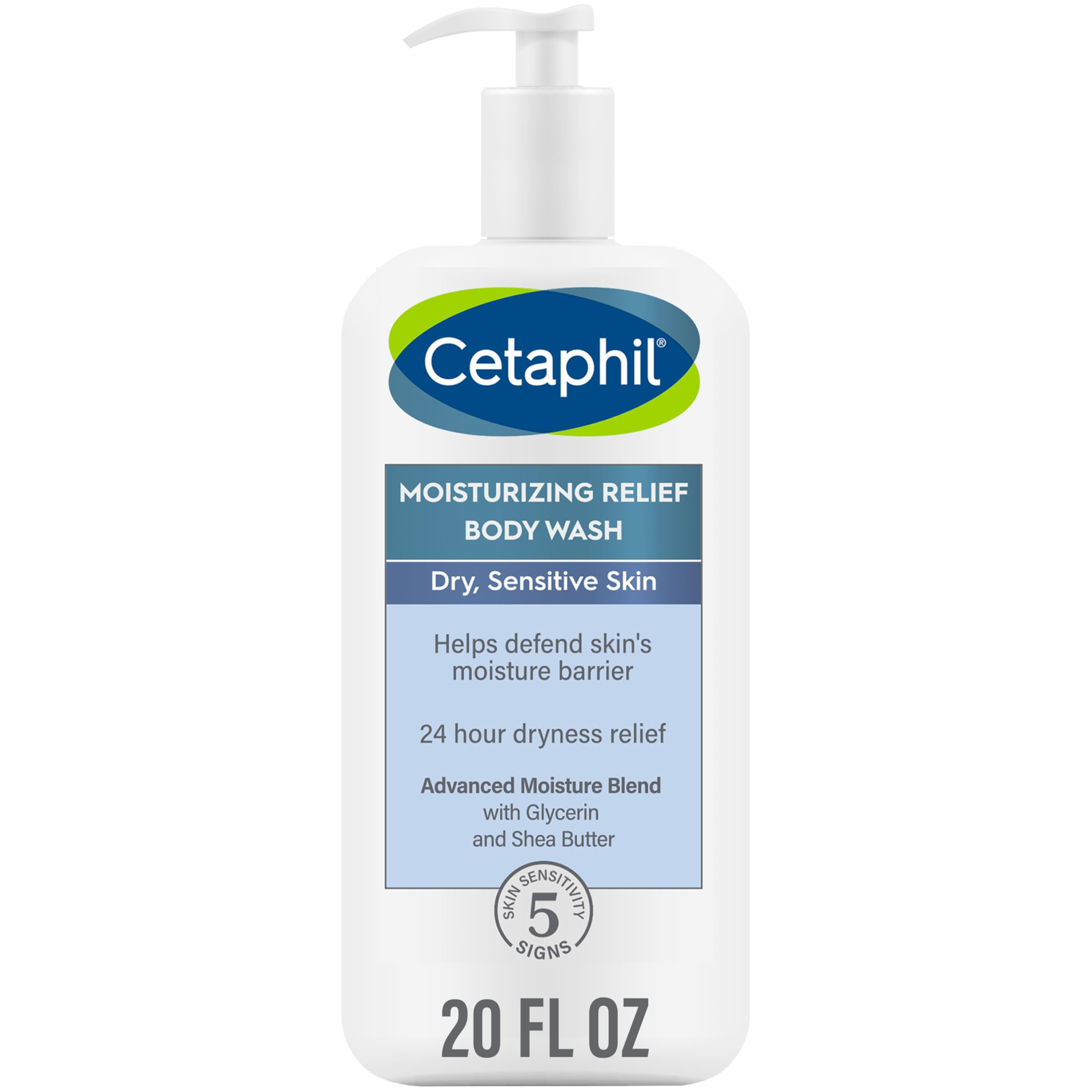 Cetaphil Body Wash, Moisturizing Relief Body Wash for Sensitive Skin, Creamy Rich Formula Gently ... | Amazon (US)