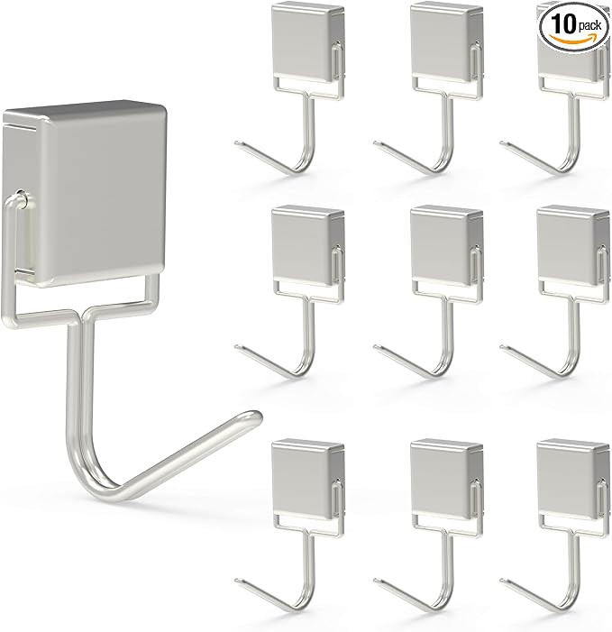 Magnetic Hooks Heavy Duty with Swivel Magnet Hook for Hanging Keys Towels Flags Gloves Utensils L... | Amazon (US)