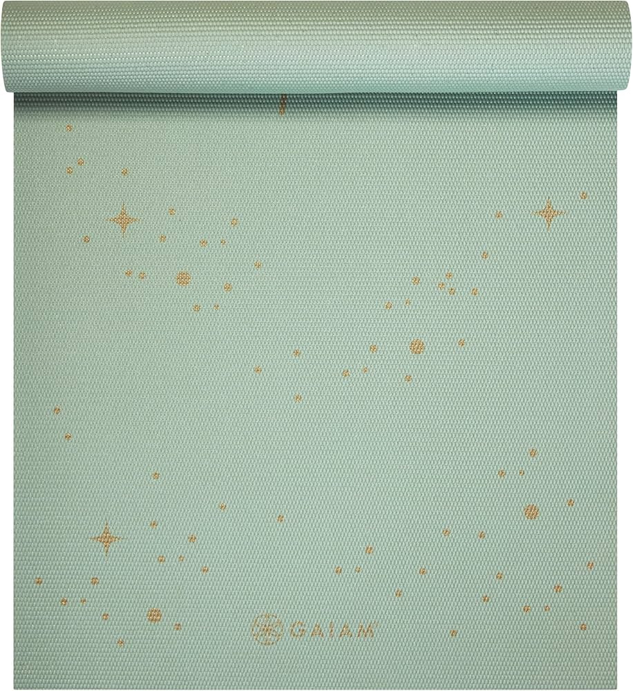 Gaiam Yoga Mat - Premium 6mm Print Extra Thick Non Slip Exercise & Fitness Mat for All Types of Y... | Amazon (US)