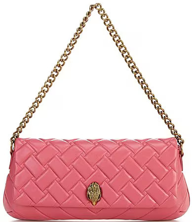 Kurt Geiger London Leather Long Kensington Shoulder Crossbody Bag - Pink | Dillard's