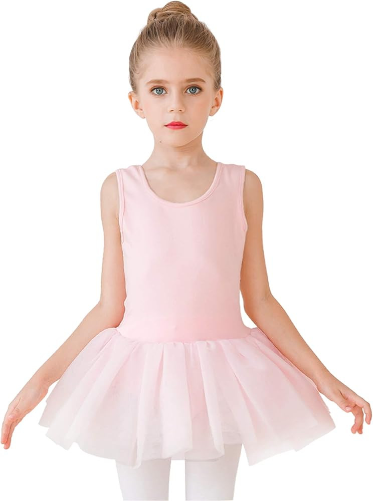 Stelle Girls Cute Tutu Dress Ballet Leotard for Dance (Toddler/Little Kid/Big Kid) | Amazon (US)