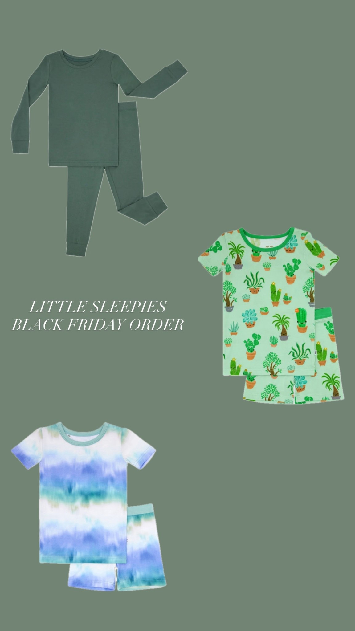 LITTLE SLEEPIES BLACK FRIDAY ORDER

#LTKHoliday #LTKGiftGuide #LTKCyberWeek