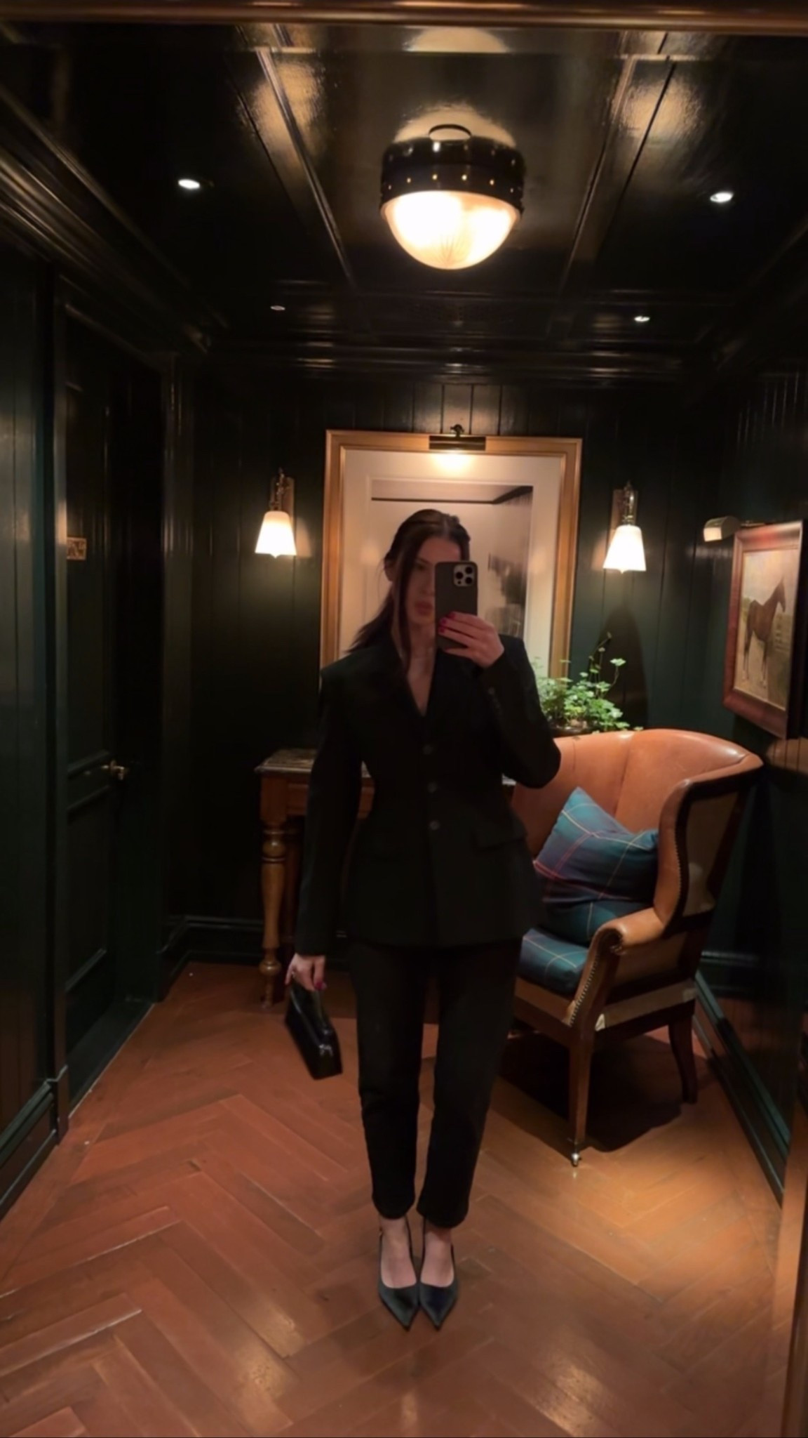 Wearing size 4 in blazer 