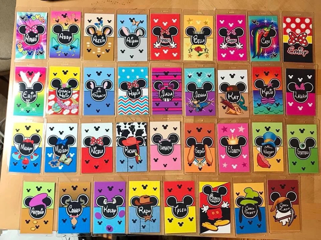 Disney Luggage Tag - Great Fish Extender Gift - Mickey Mouse Tags - Your choice of style and quan... | Etsy (US)