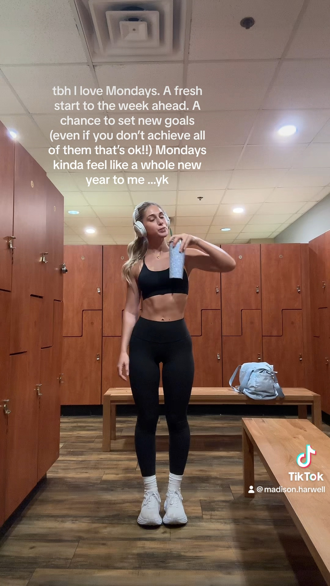 LOVE this open back sports bra on back/arm days!! Alsooo new fav gym headphones 🥹💗 

#LTKSeasonal #LTKVideo #LTKfitness