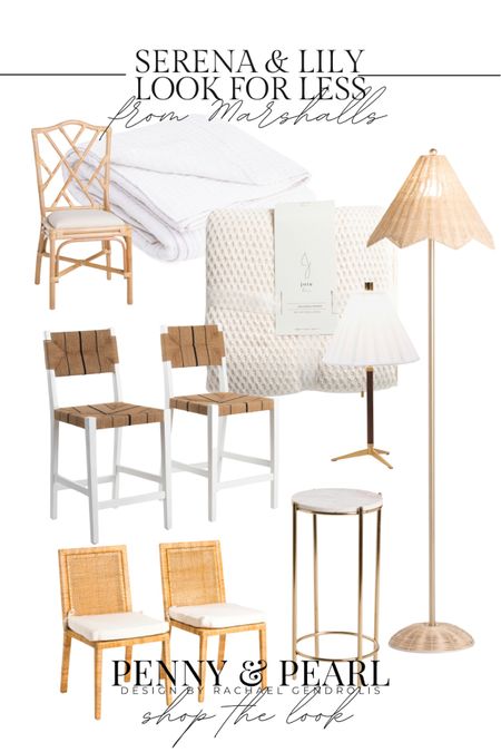 Serena & Lily Looks for Less from Marshalls. Their best selling rattan, woven and neutral dining chairs, lighting and bedding looks at amazing prices. Shop my favorites and follow @pennyandpearldesign for more home style. 



#LTKsalealert #LTKhome #LTKstyletip