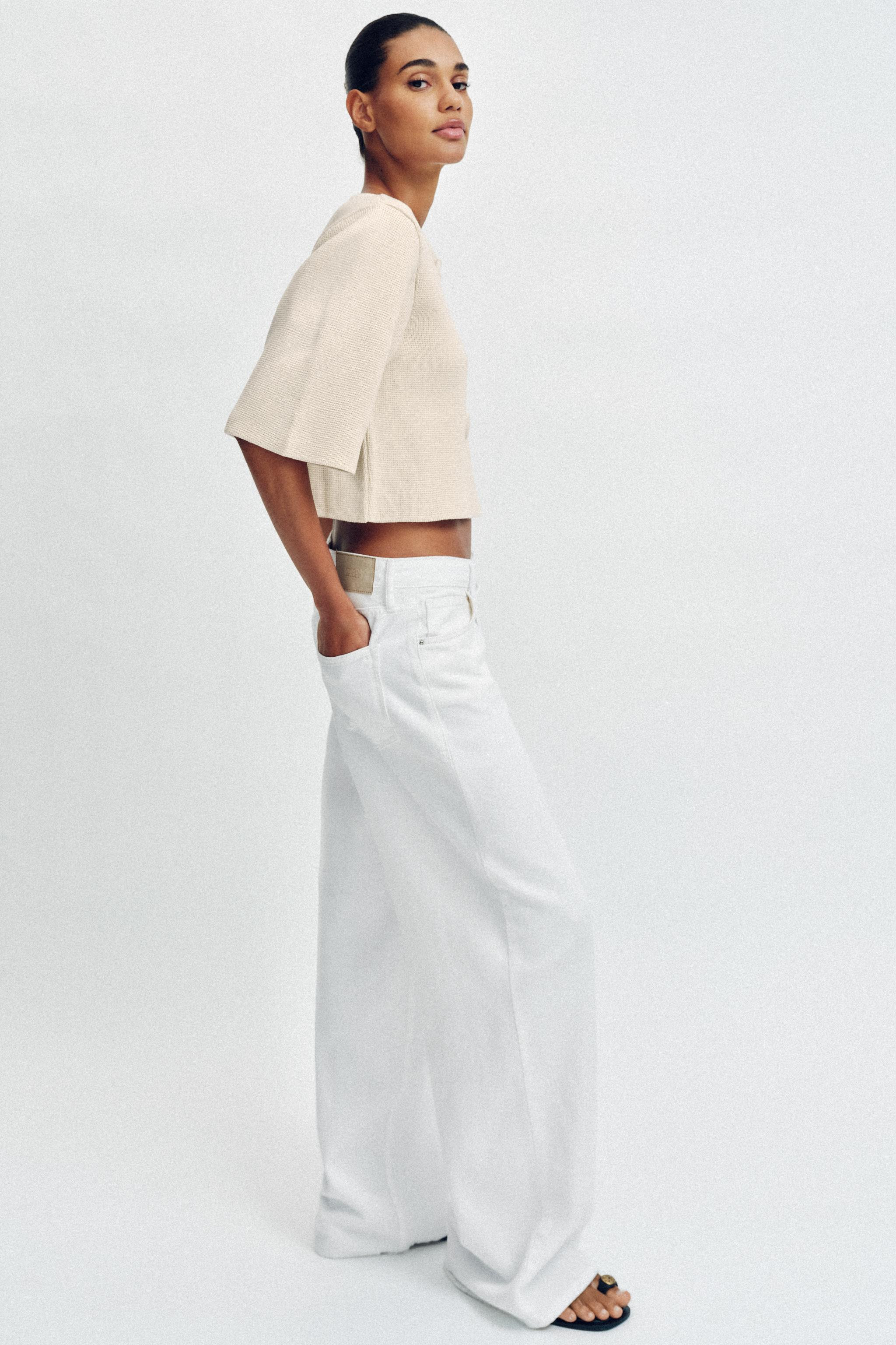 SHORT KNIT CARDIGAN | Zara UK
