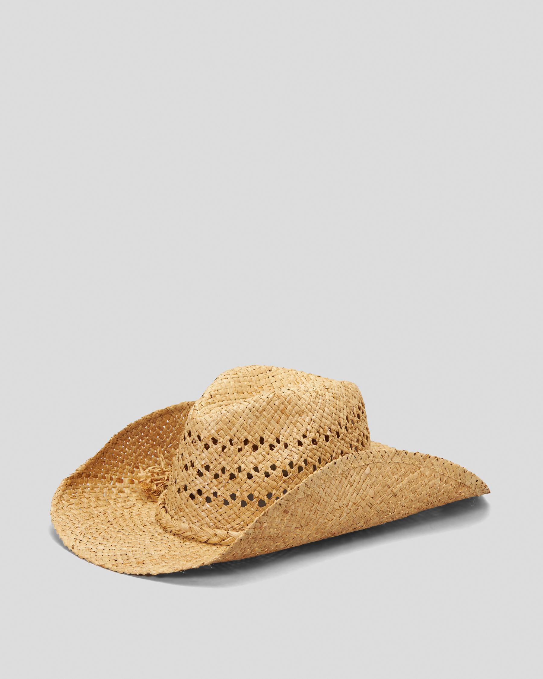 Billabong Women's Cara Cowgirl Hat in Natural Size Medium/Large | City Beach (ANZ)