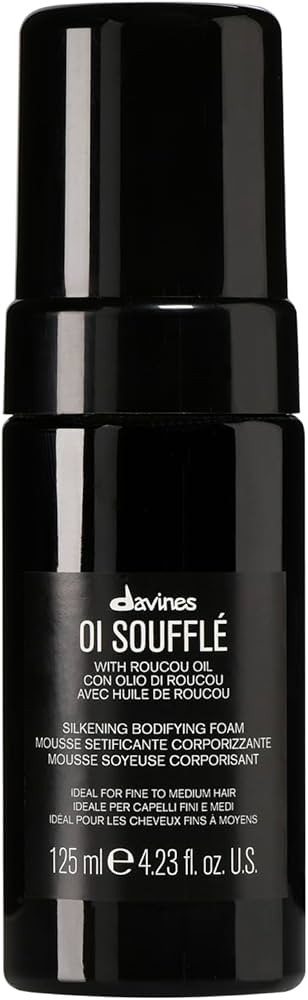 Davines OI Soufflé Perfect for Fine Hair, Liquid-to-Foam Leave-In For Fuller and Shinier Hair Fe... | Amazon (US)