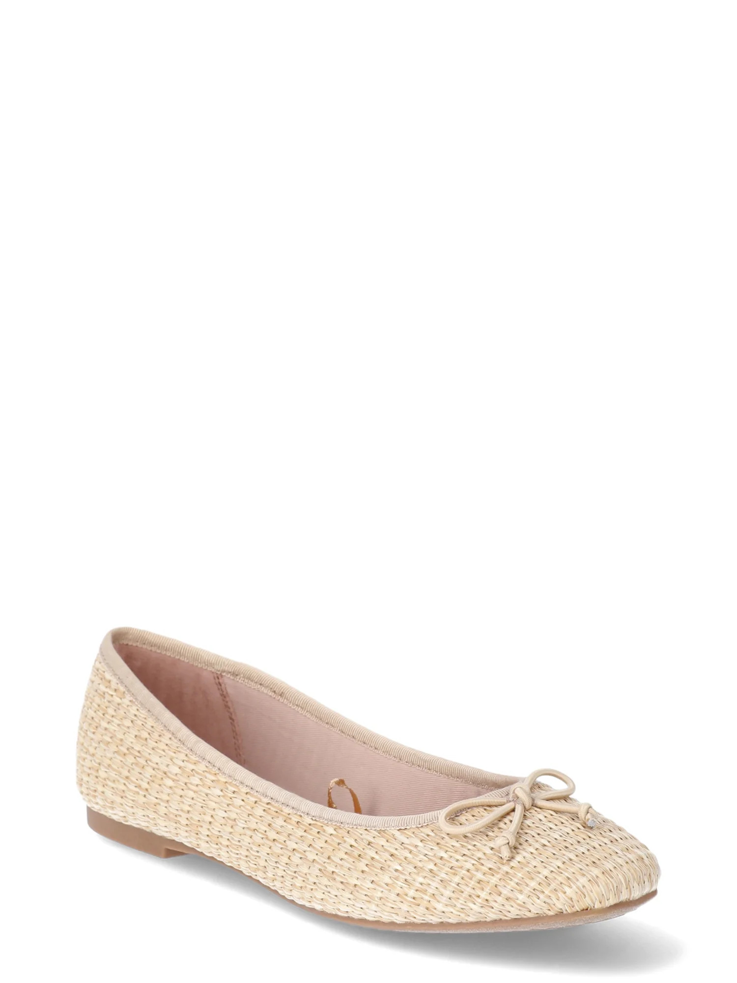 Time and Tru Women's String Bow Ballet Flats | Walmart (US)