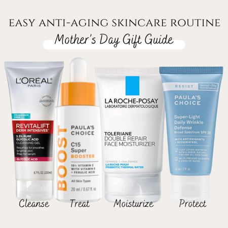 Easy 4-step Anti-aging skincare routine! This cleanser preps perfectly for Vit C. This Vit C is high quality and contains Vit E and Ferulic acid. Then, pair a very hydrating moisturizer with Niacinamide. And finish with the *BEST* tinted mineral SPF containing antioxidants! 💯 

#LTKBeauty #LTKGiftGuide #LTKFindsUnder50