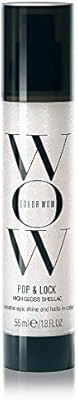 COLOR WOW Pop & Lock gloss and shine treatment, for dry or frizzy hair, UV protection 1.8 Fl Oz | Amazon (US)