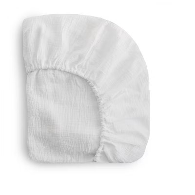 Mini Muslin Crib Sheet White One Size | Target
