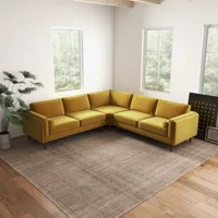 Elberon 3 - Piece Modern Living Room Symmetrical Corner Sofa | Wayfair North America