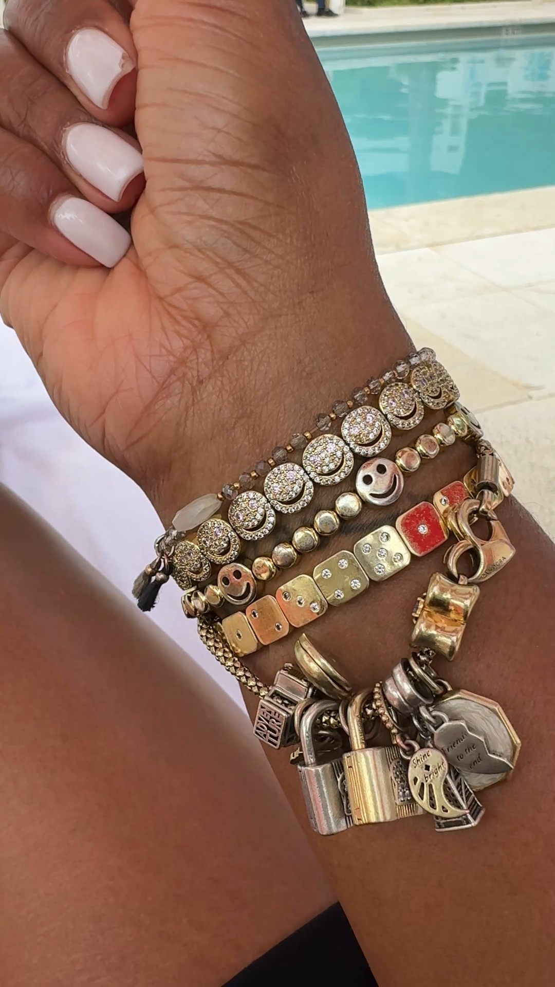 My everyday wrist candy stack & the best charms from @Pandora 😍
.
.
.
#ArmCandy #BraceletStack #EverydayJewelry #CharmBracelets #JewelryInspo #OOTDdetails #xojalonda

#LTKOver40 #LTKGiftGuide