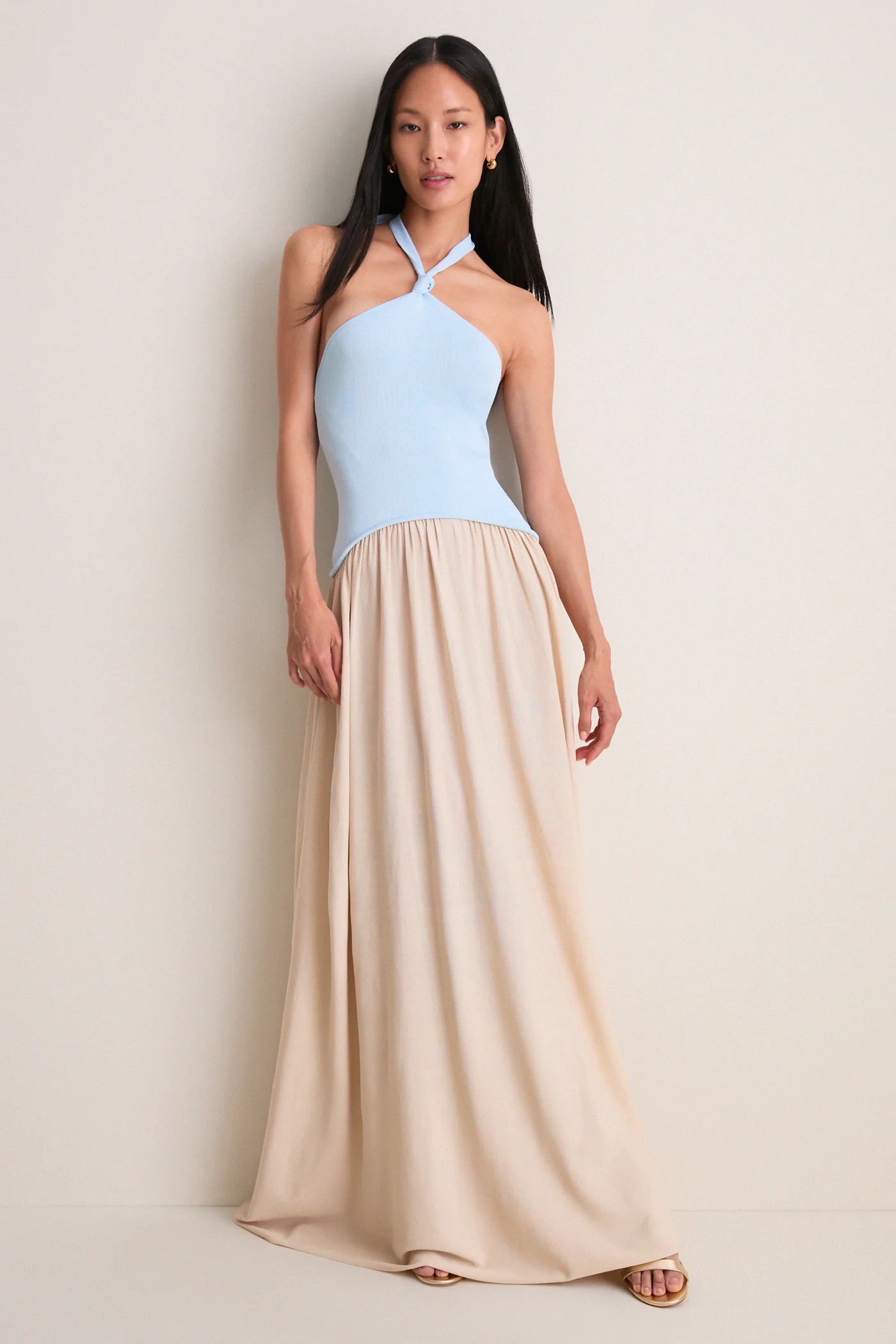 Seabreeze Dune Jordan Halter Dress | Tuckernuck (US)