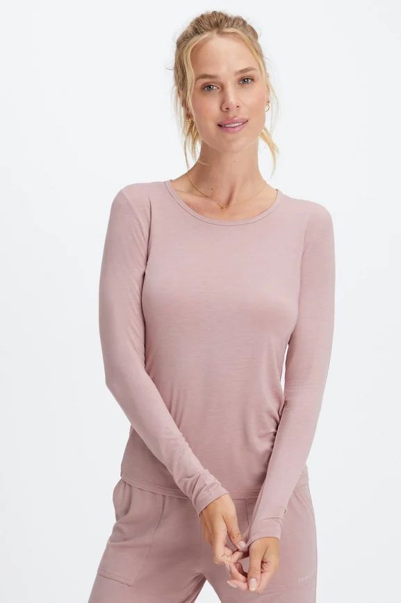 RestoreKnit Long Sleeve Tee | Fabletics - North America