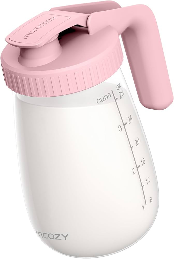 Momcozy Breast Milk Pitcher, Resistant to Heat and Cold Abrupt Temp Swings, No Leak Breast Milk F... | Amazon (US)