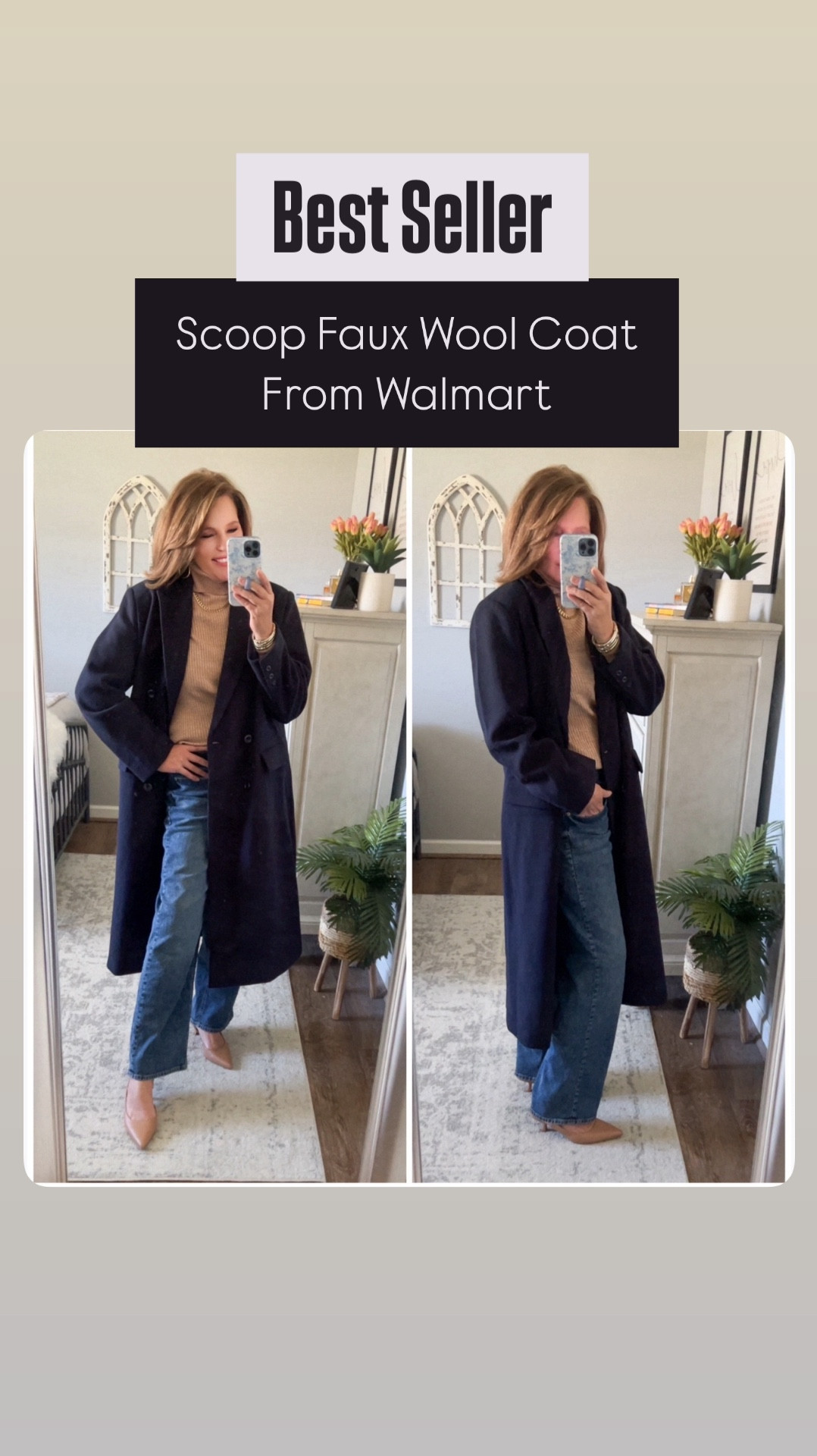 Scoop Faux Wool Double Breasted Coat is perfect to dress up or down! This is only $59, but feels like it’s $300! Old Navy jeans on sale only $24, style with time and Tru turtle neck and BCBGeneration kitten heels 👠 from DSW  

Winter outfit, jeans, winter coat, Walmart fashion, Black Friday deals, old navy Black Friday, dsw, casual chic, Christmas, holiday, everyday style

#LTKSaleAlert #LTKCyberWeek #LTKFindsUnder50

#LTKCyberWeek #LTKSeasonal #LTKGiftGuide

#LTKGiftGuide #LTKCyberWeek #LTKHoliday