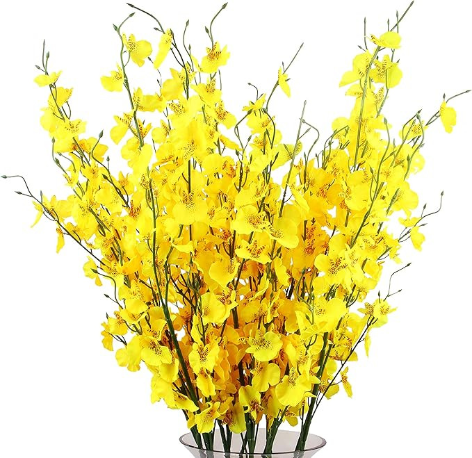 TYEERDEC Artificial Orchids Flowers, 10 Pcs Silk Fake Orchids Flowers in Bulk Orquideas Flowers A... | Amazon (US)