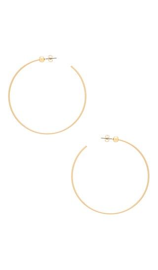 Jenny Bird Icon Hoops M in Gold | Revolve Clothing (Global)