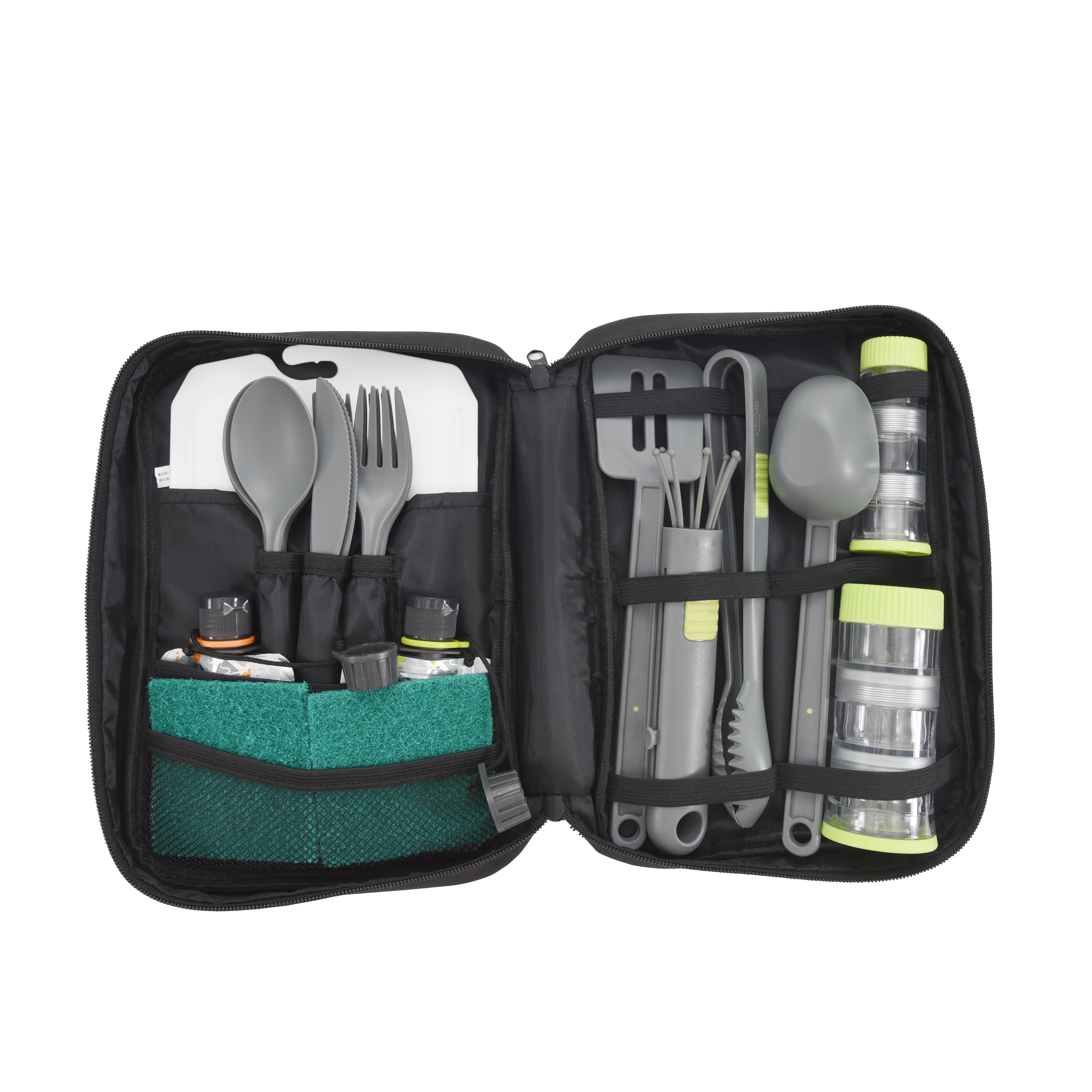 Ozark Trail 24-Piece Plastic Camping Kitchen Set with Travel Bag - Walmart.com | Walmart (US)