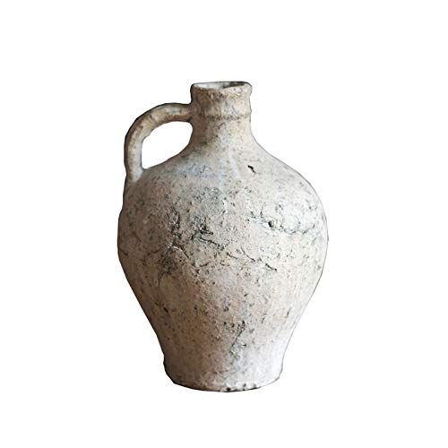 BFSHY Ceramic Flower Vases,Rustic Home Décor Floral Vase,Shabby Chic Vase,for Home Decor Living Room | Amazon (US)