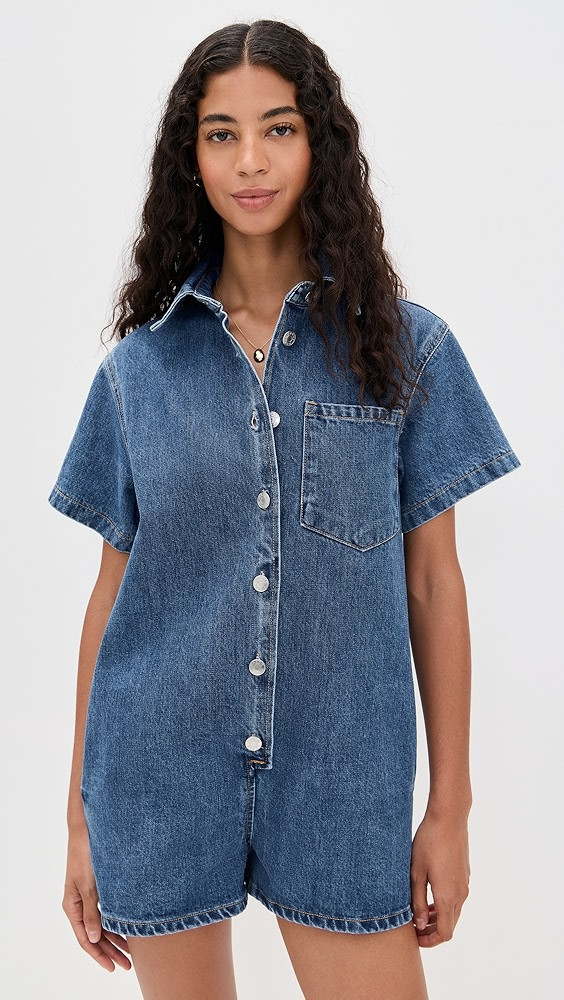 Short Sleeve Romper | Shopbop