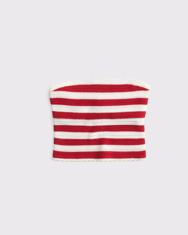 Crochet-Style Tube Top | Abercrombie & Fitch (US)