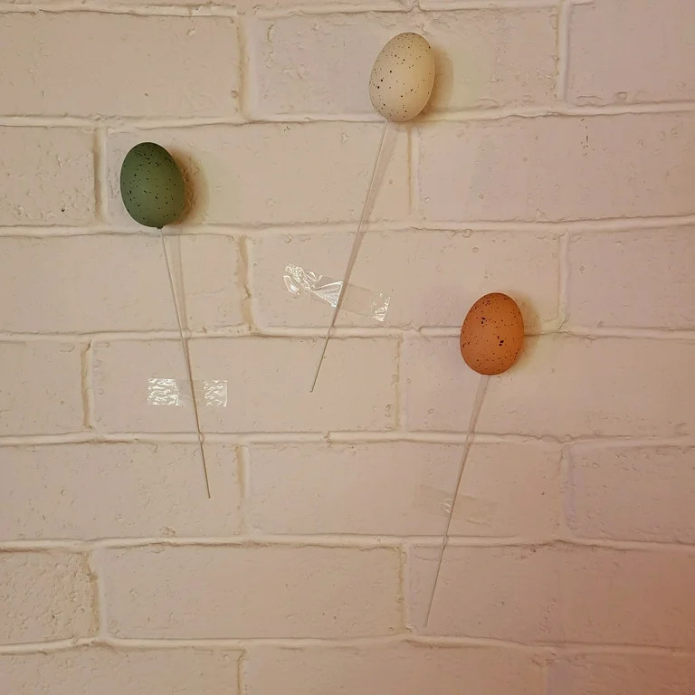 Easter Orange Speckled Egg Decorative Pick, 10 in, by Way To Celebrate | Walmart (US)