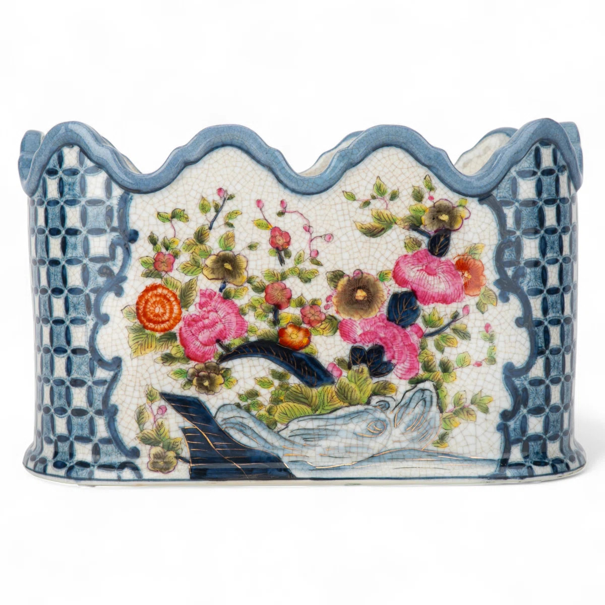 Garden Trellis Scalloped Porcelain Basin | Perigold