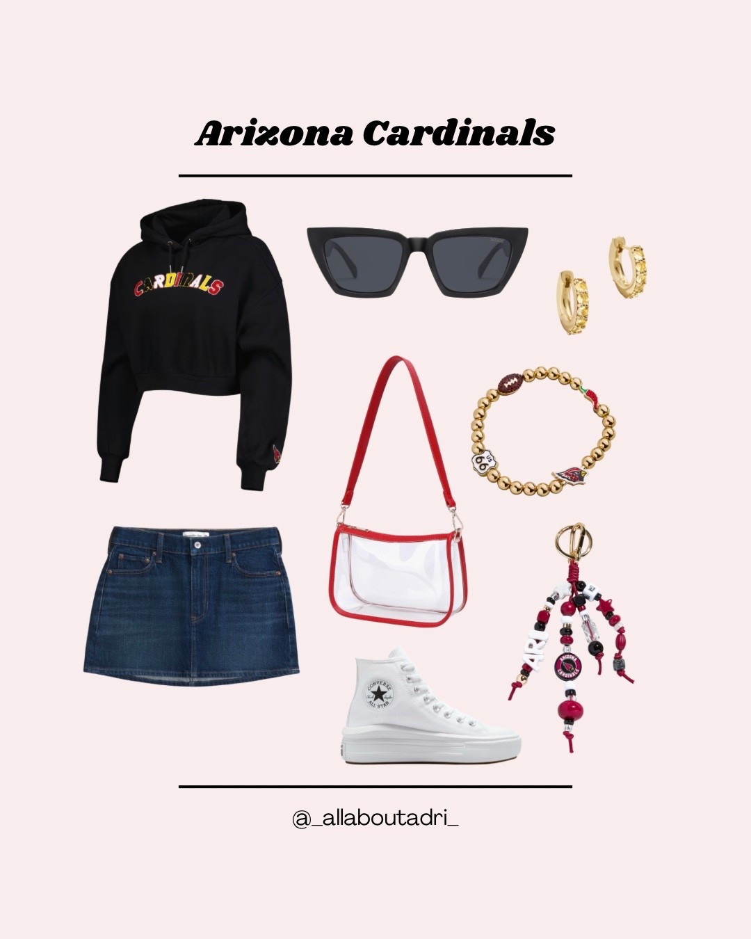 Check out this easy NFL game day outfit for my girlies who are Arizona Cardinals fans! 🏈

#LTKSeasonal #LTKStyleTip