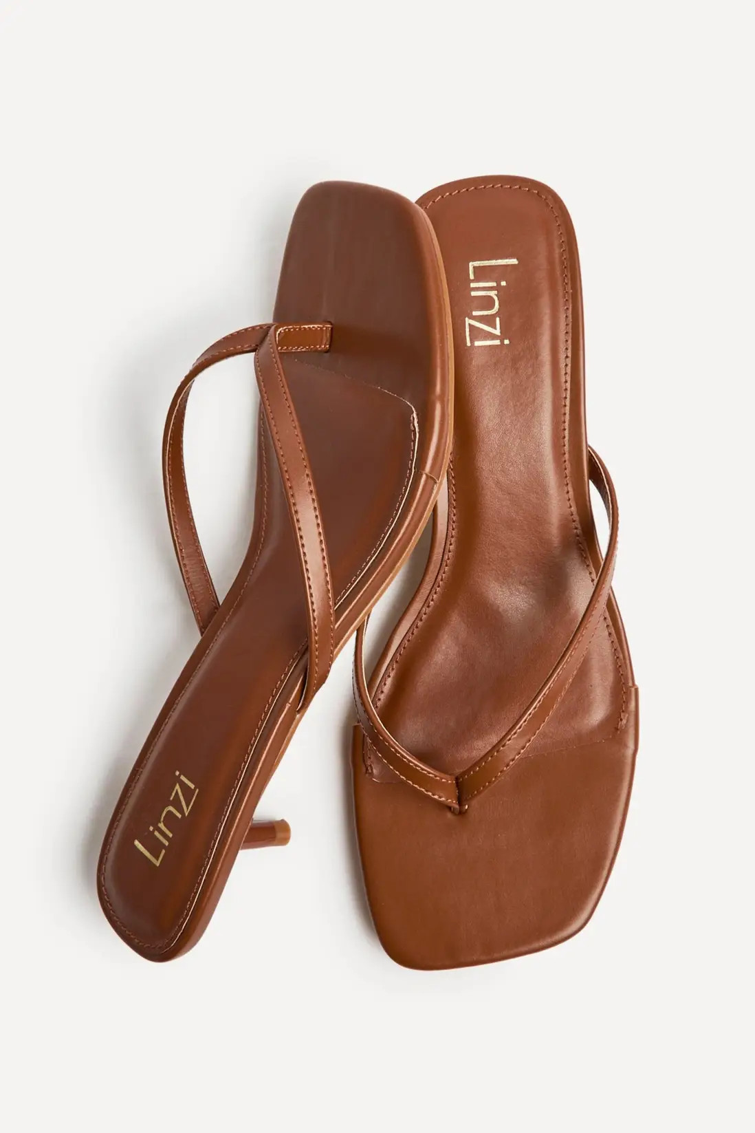Tan Linzi Mule Heels | Boohoo | Boohoo.com (UK & IE)