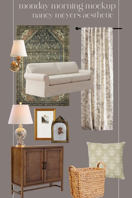 Nancy Meyers aesthetic home decor living room 

#LTKhome #LTKSeasonal #LTKSpringSale
