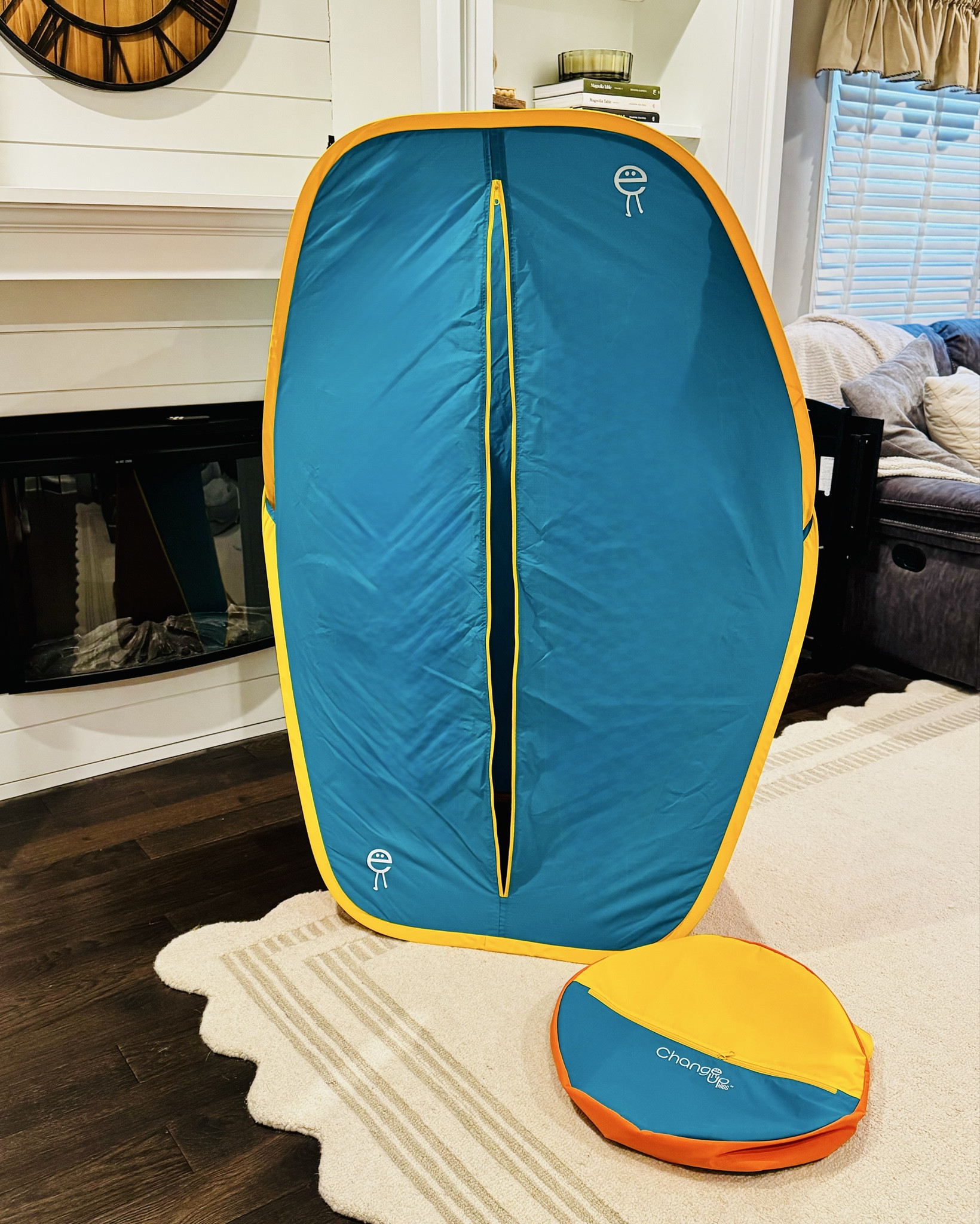 Have you ever heard of Change Up Kids?! Because where has this been all my life?!

Between beach days, pool days, lake trips and dance competitions… we are constantly trying to do the “hold up a towel and pray” routine while someone changes 😅 Not anymore.

This little pop-up changing room is GENIUS. It literally springs open in seconds (no poles, no confusing setup, no dad getting frustrated 😂). It folds flat into a small bag that even the kids can carry, and it keeps sand, wet swimsuits and chaos out of your car. 🙌🏼

But what I love most? It gives them PRIVACY. Real privacy. As they get older, that matters more and more. It’s such a simple thing that makes them feel comfortable and confident changing anywhere — beach, splash pad, recital, tournament… you name it.

It’s waterproof, durable, has a breathable mesh bottom for rinsing off, and it’s clearly made by a mom who gets it. 🫶🏼

AND this part really stood out to me — a portion of every purchase supports the Tim Tebow Foundation to help fight child trafficking. That’s a mission I can absolutely get behind. 🤍

If your family basically lives out of the car all summer, this is one of those “why didn’t I get this sooner?” items.

I have a feeling these are going to sell out fast for summer so don’t wait! ☀️🛒👇🏼

#LTKmomlife #LTKTravel #LTKKids