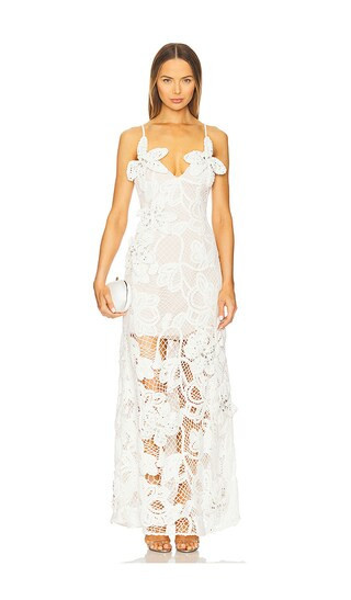 ELLIATT Kyra Gown in Ivory. - size XL | Revolve Clothing (Global)