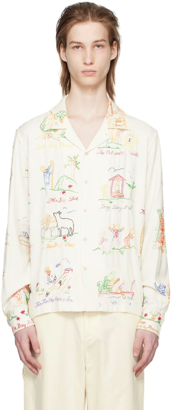 Off-White Nursery Rhyme Long Sleeve Shirt | SSENSE