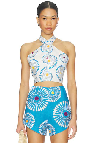 Cala de la Cruz Ivy Top in Fiori Ivory from Revolve.com | Revolve Clothing (Global)
