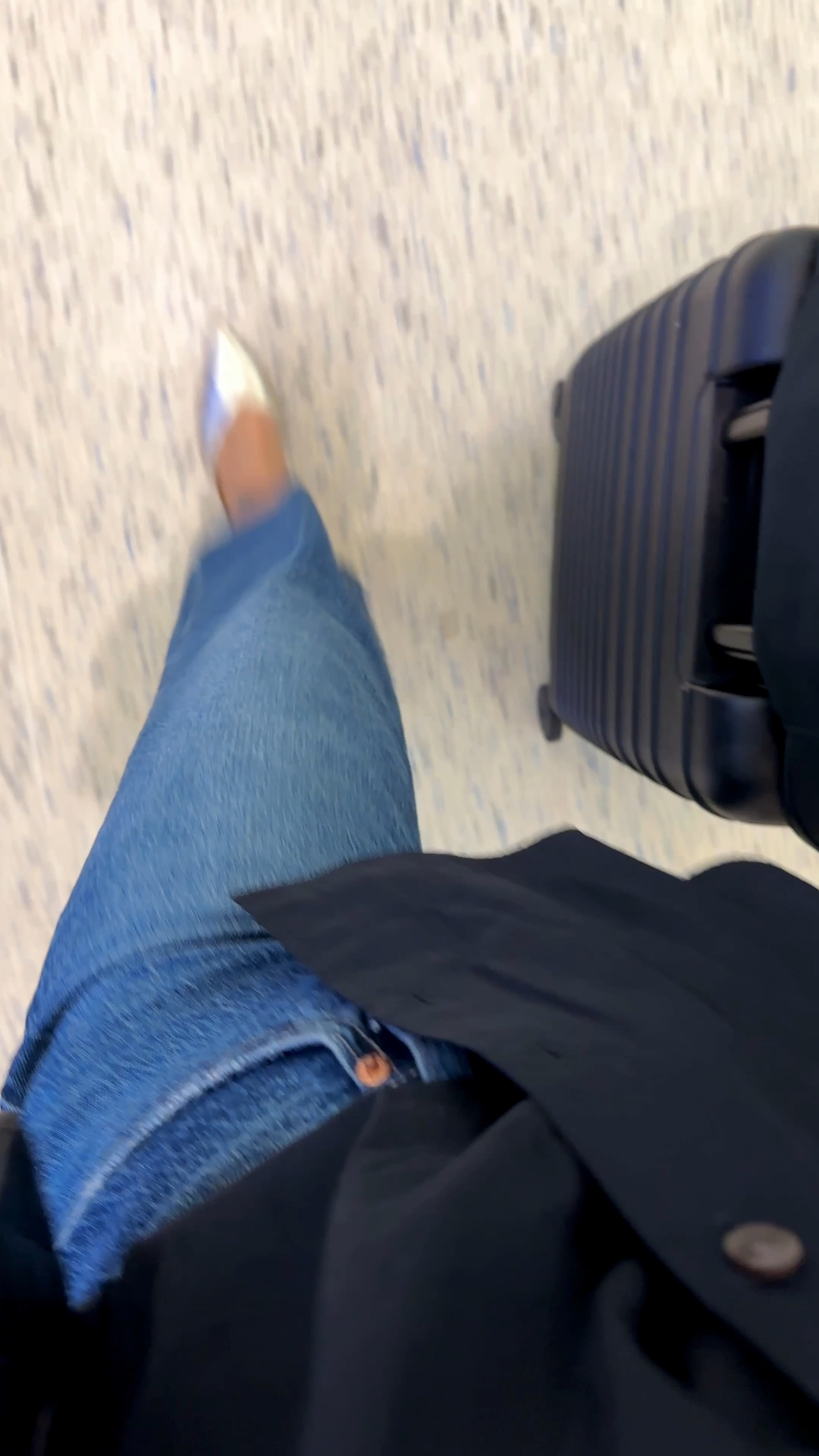 Meeting —> airport ✈️
Code ALMOSTREADYXSPANX for 15% off + Free Shipping on my super comfy button down 🖤 These jeans are SO soft and comfortable so perfect for my long day today. 

#LTKStyleTip #LTKShoeCrush #LTKTravel