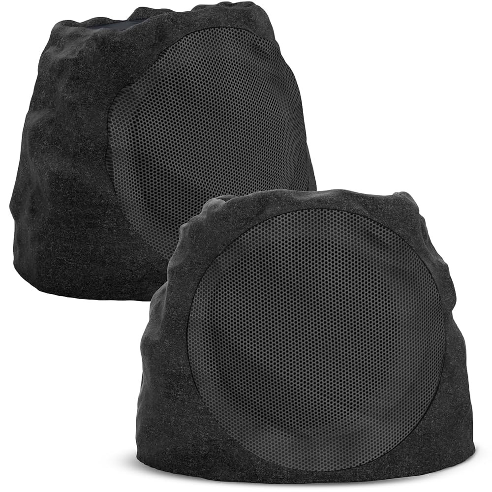 Outdoor Speakers Bluetooth Waterproof Patio Rock Speakers Waterproof Outdoor Bluetooth Wireless S... | Amazon (US)