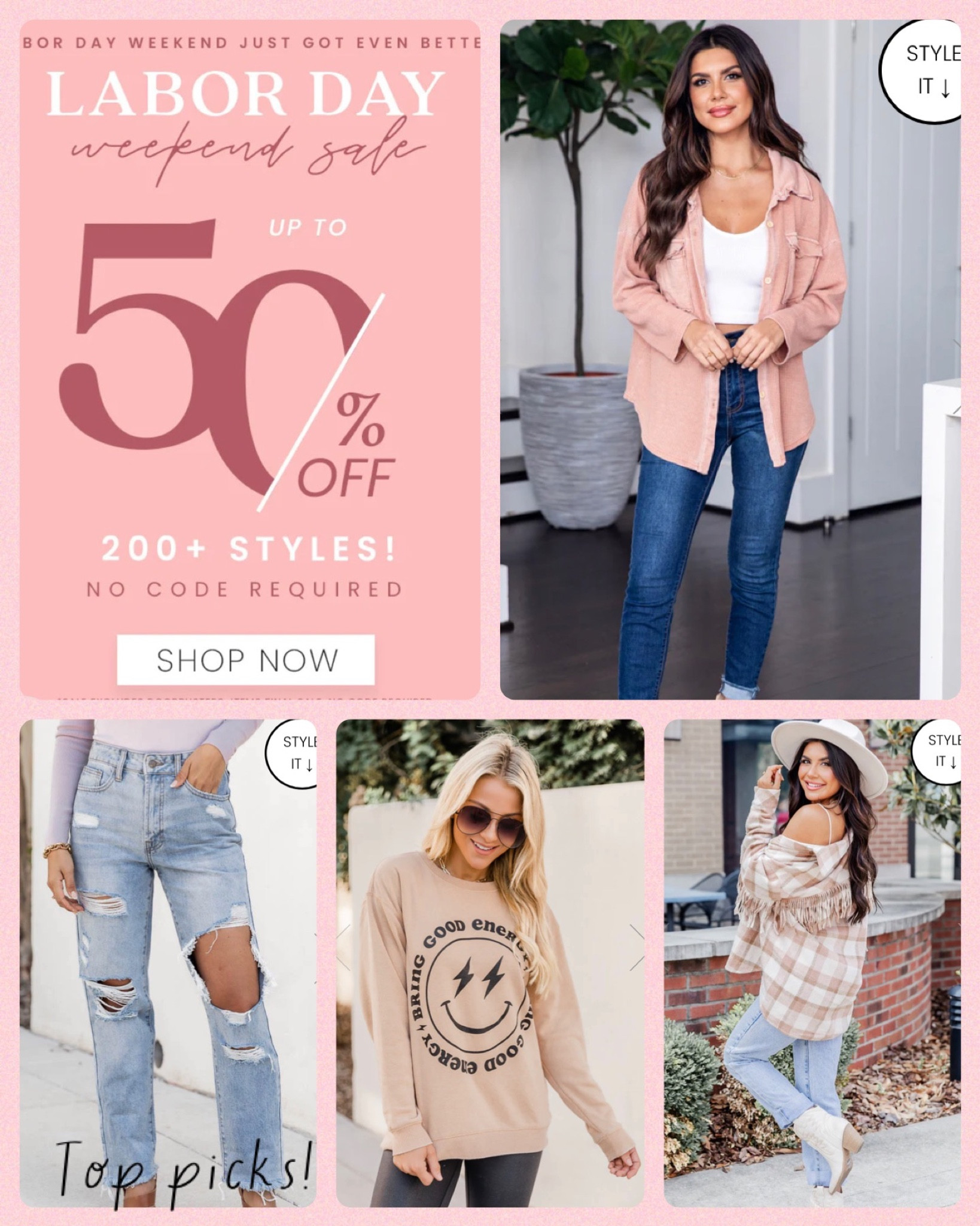 Super cute pink Lilly styles half price! #pinklily #sale #fall#fashion

#LTKSeasonal #LTKsalealert #LTKSale