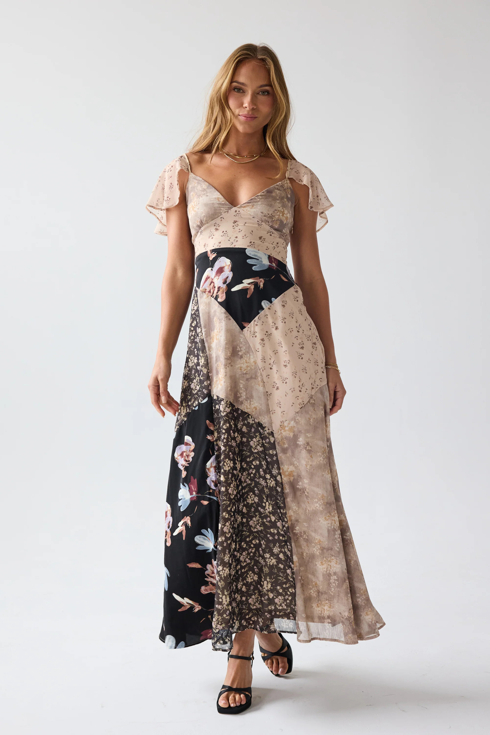 Zola Patchwork Maxi Dress | Böhme US