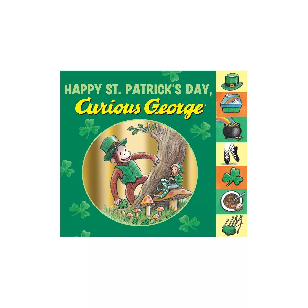 Happy St. Patrick's Day, Curious George - by  H A Rey (Board Book) | Target